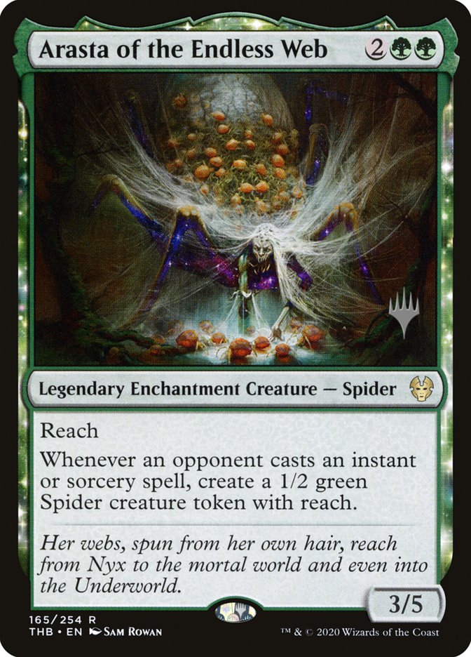 Arasta of the Endless Web (Promo Pack) [Theros Beyond Death Promos] | Total Play