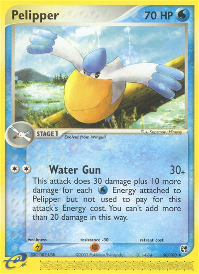 Pelipper (50/100) [EX: Sandstorm] | Total Play