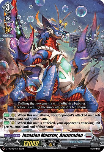 Invasion Monster, Azuzuradon (D-PR/064EN 2022) [D Promo Cards] | Total Play