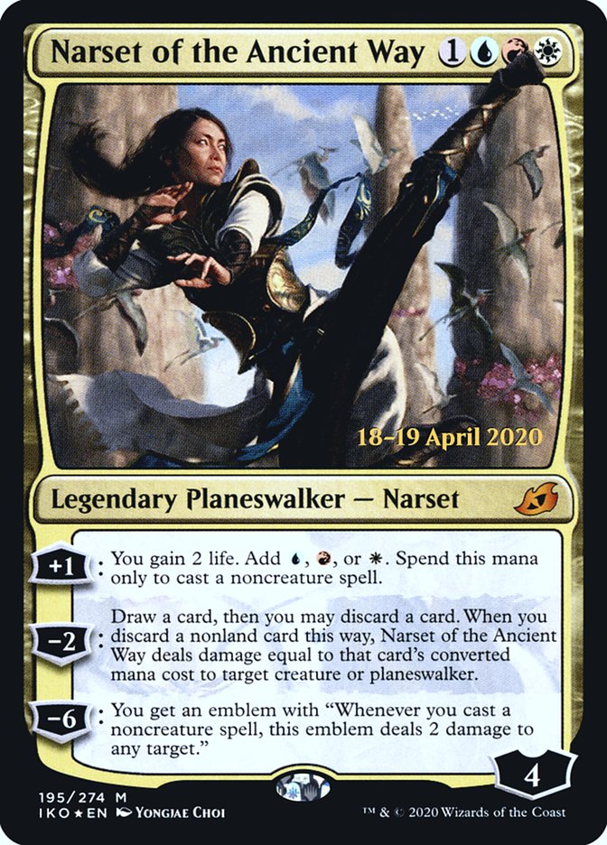 Narset of the Ancient Way [Ikoria: Lair of Behemoths Prerelease Promos] | Total Play
