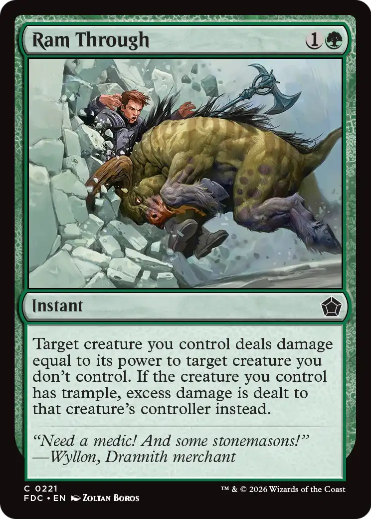 Ram Through [Foundations Commander] | Total Play
