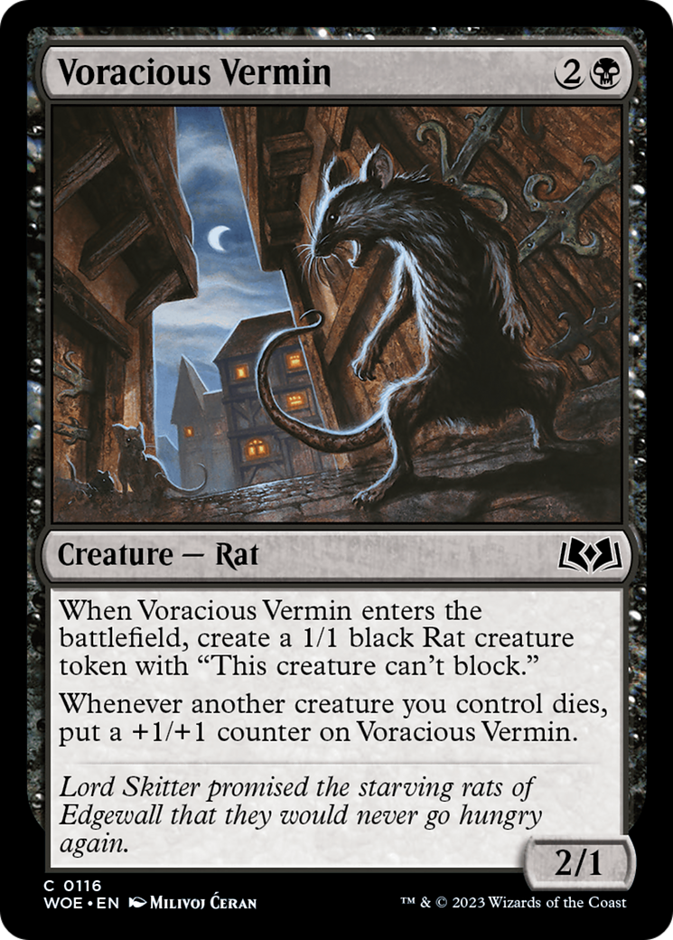 Voracious Vermin [Wilds of Eldraine] | Total Play