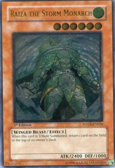 Raiza the Storm Monarch [FOTB-EN026] Ultimate Rare | Total Play