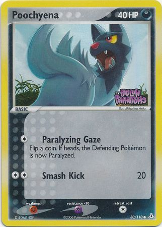 Poochyena (80/110) (Stamped) [EX: Holon Phantoms] | Total Play