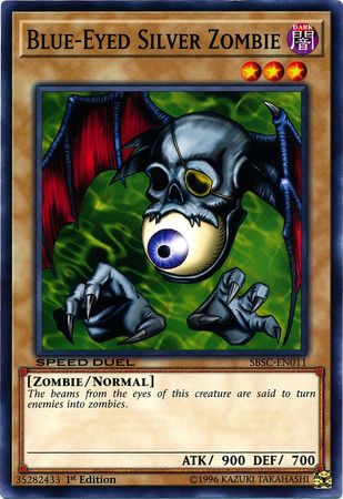 Blue-Eyed Silver Zombie [SBSC-EN011] Common | Total Play