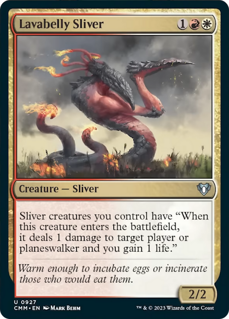 Lavabelly Sliver [Commander Masters] | Total Play