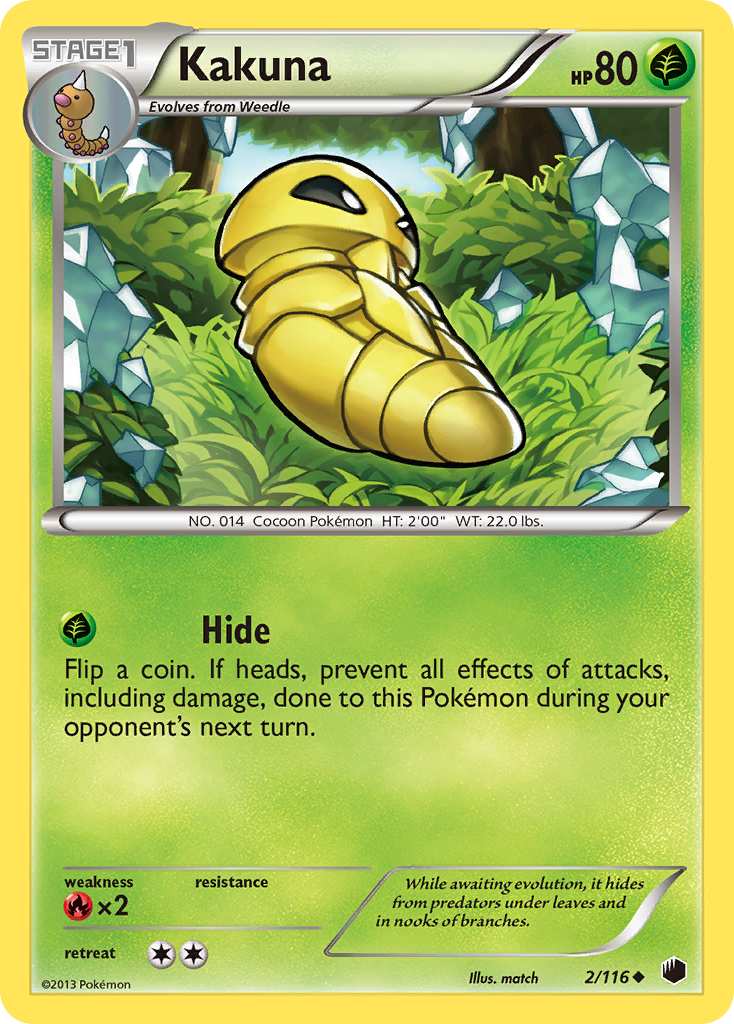 Kakuna (2/116) [Black & White: Plasma Freeze] | Total Play