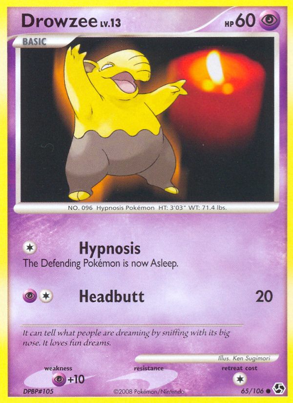 Drowzee (65/106) [Diamond & Pearl: Great Encounters] | Total Play