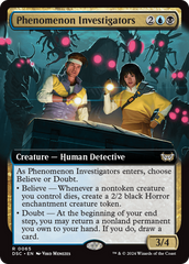 Phenomenon Investigators (Extended Art) [Duskmourn: House of Horror Commander] | Total Play