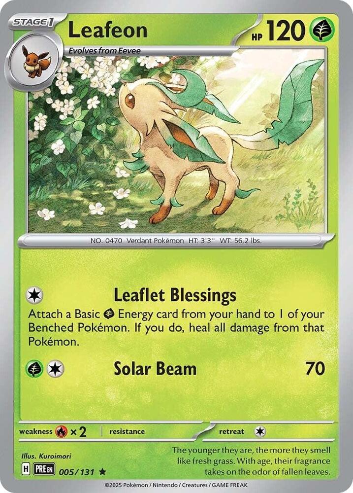 Leafeon (005/131) [Scarlet & Violet: Prismatic Evolutions] | Total Play