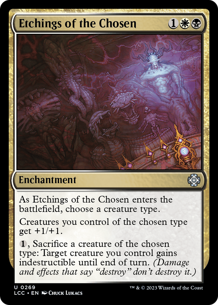 Etchings of the Chosen [The Lost Caverns of Ixalan Commander] | Total Play