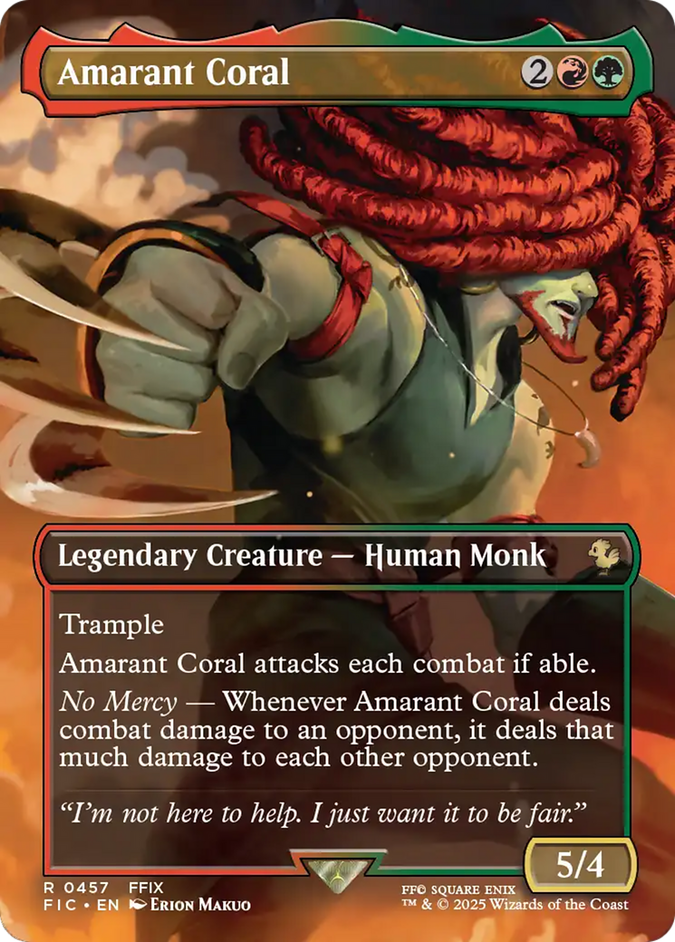 Amarant Coral (Borderless) [FINAL FANTASY Commander] | Total Play