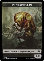 Manifest // Phyrexian Germ Double-Sided Token [Commander Masters Tokens] | Total Play