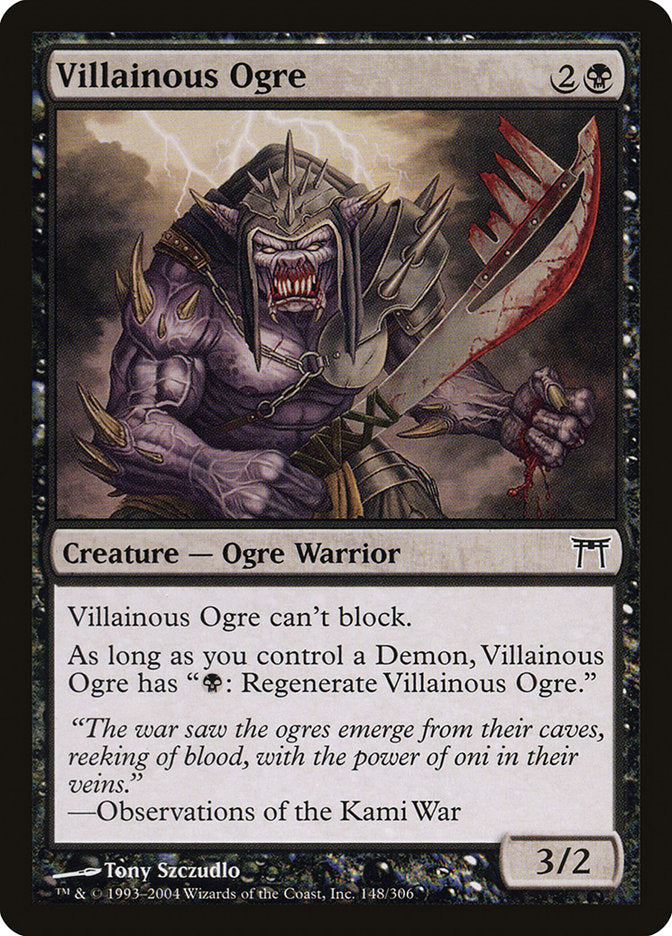 Villainous Ogre [Champions of Kamigawa] | Total Play