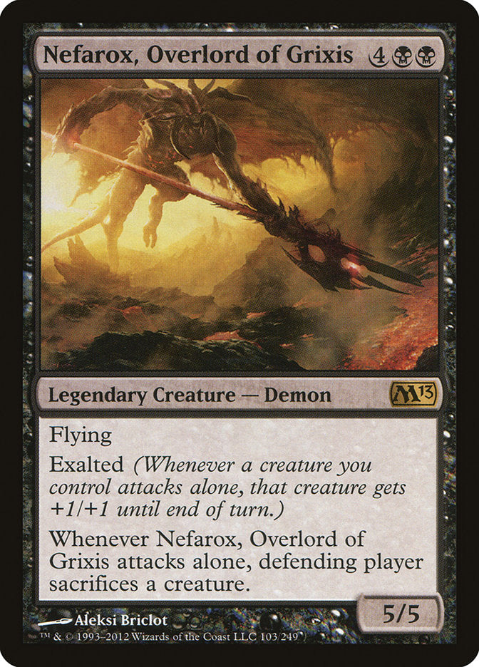 Nefarox, Overlord of Grixis [Magic 2013] | Total Play