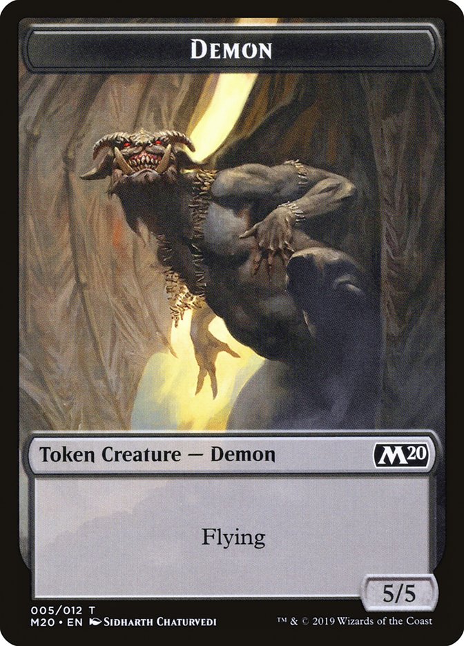 Demon Token [Core Set 2020 Tokens] | Total Play