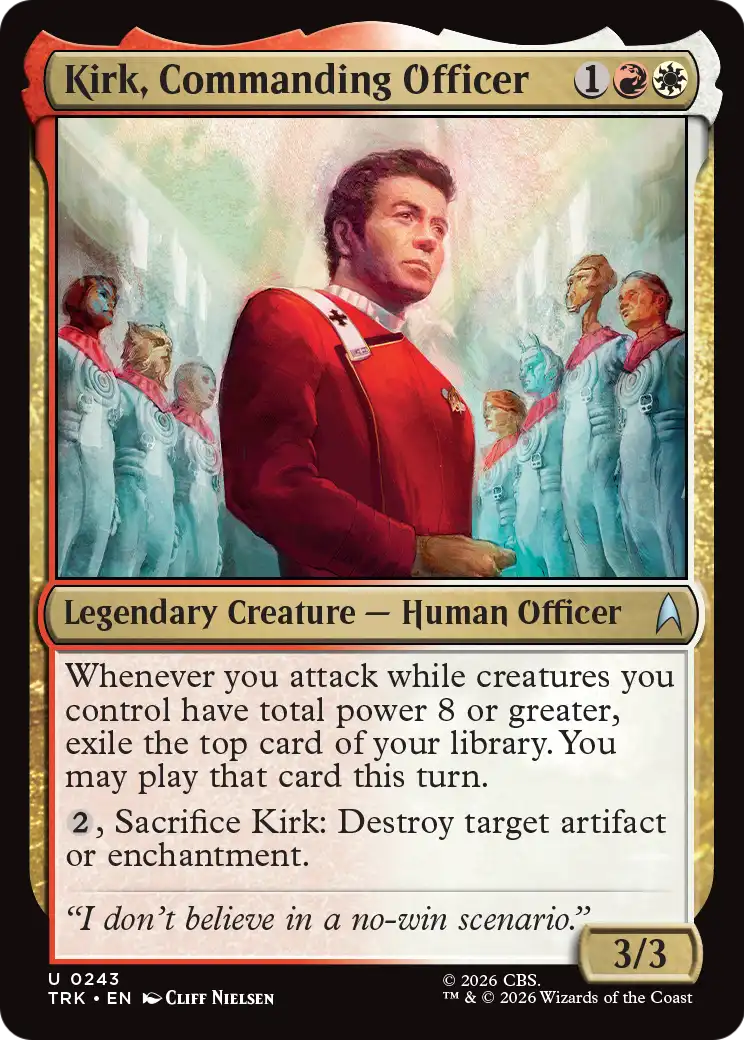 Kirk, Commanding Officer [Star Trek] | Total Play