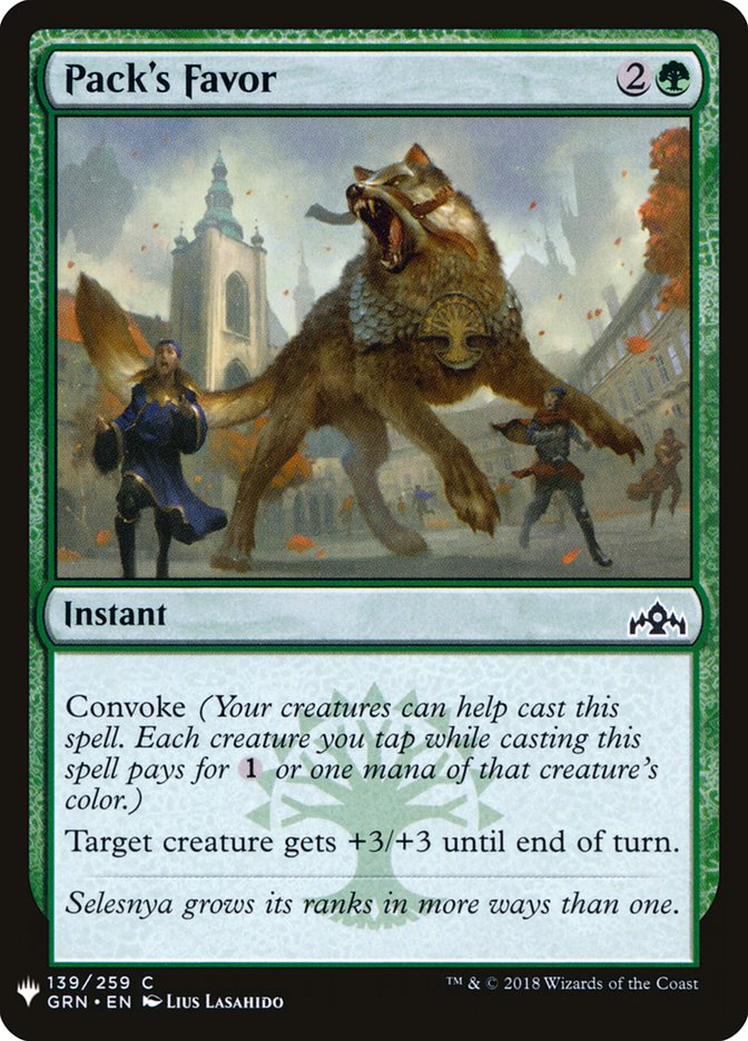 Pack's Favor [Mystery Booster] | Total Play