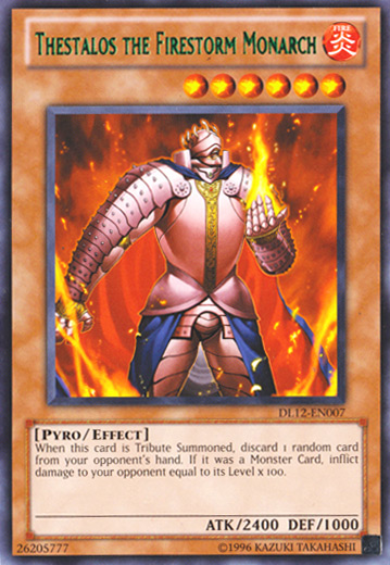 Thestalos the Firestorm Monarch (Green) [DL12-EN007] Rare | Total Play