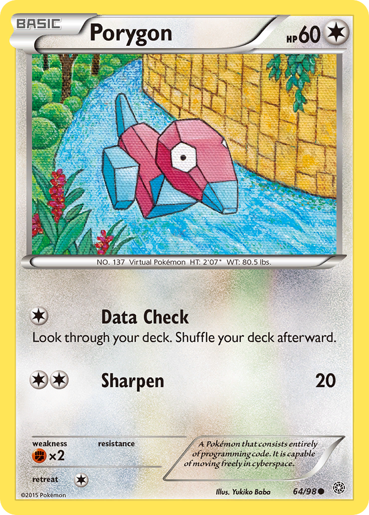 Porygon (64/98) [XY: Ancient Origins] | Total Play