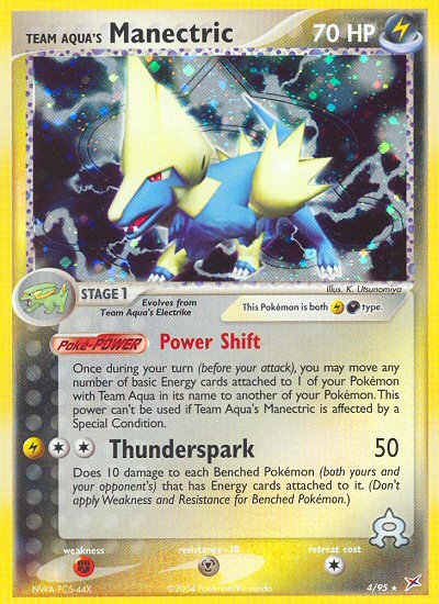 Team Aqua's Manectric (4/95) [EX: Team Magma vs Team Aqua] | Total Play