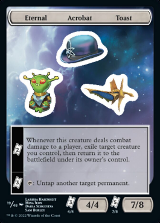 Eternal Acrobat Toast [Unfinity Stickers] | Total Play