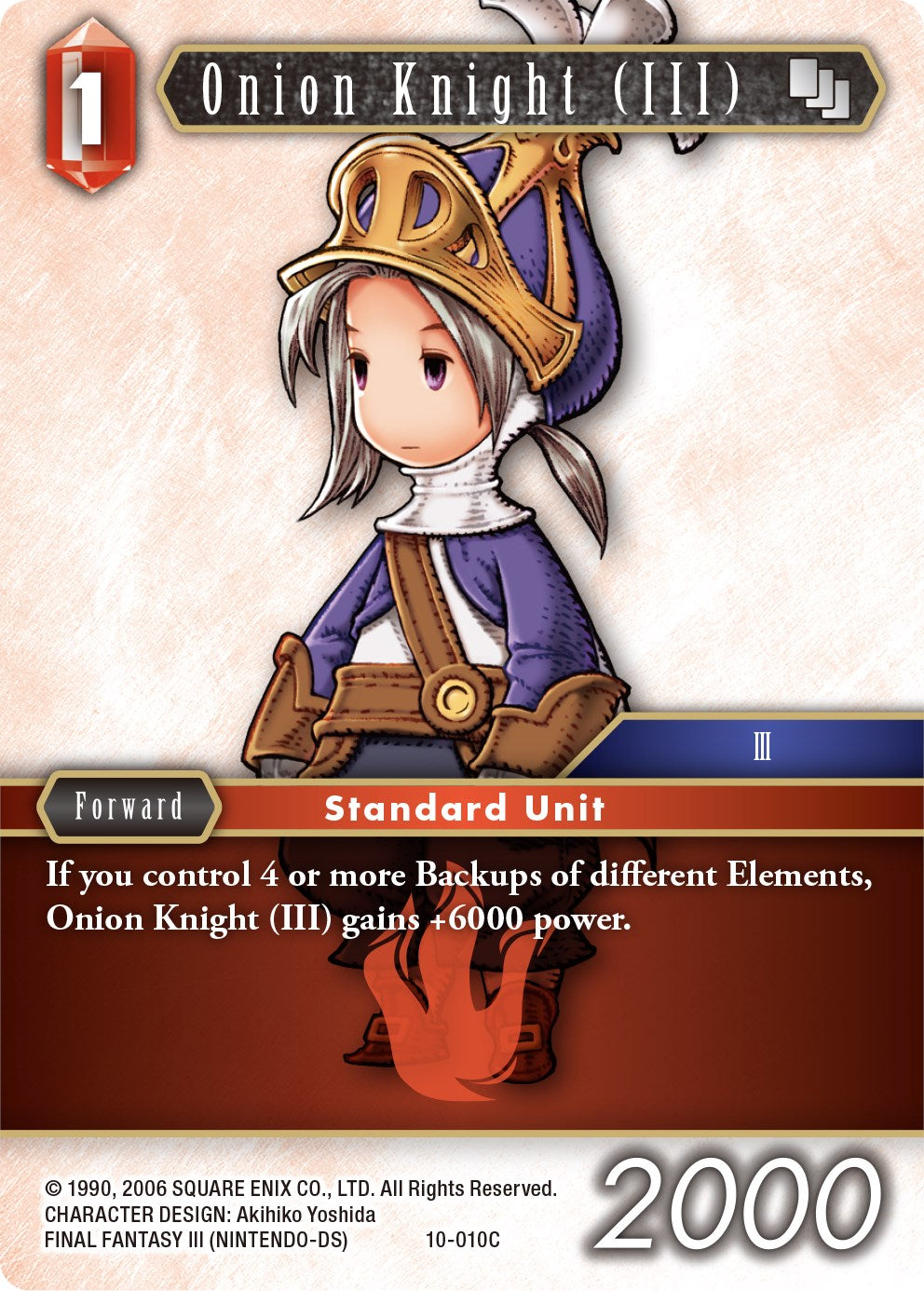 Onion Knight (III) (Luneth) [Opus X] | Total Play