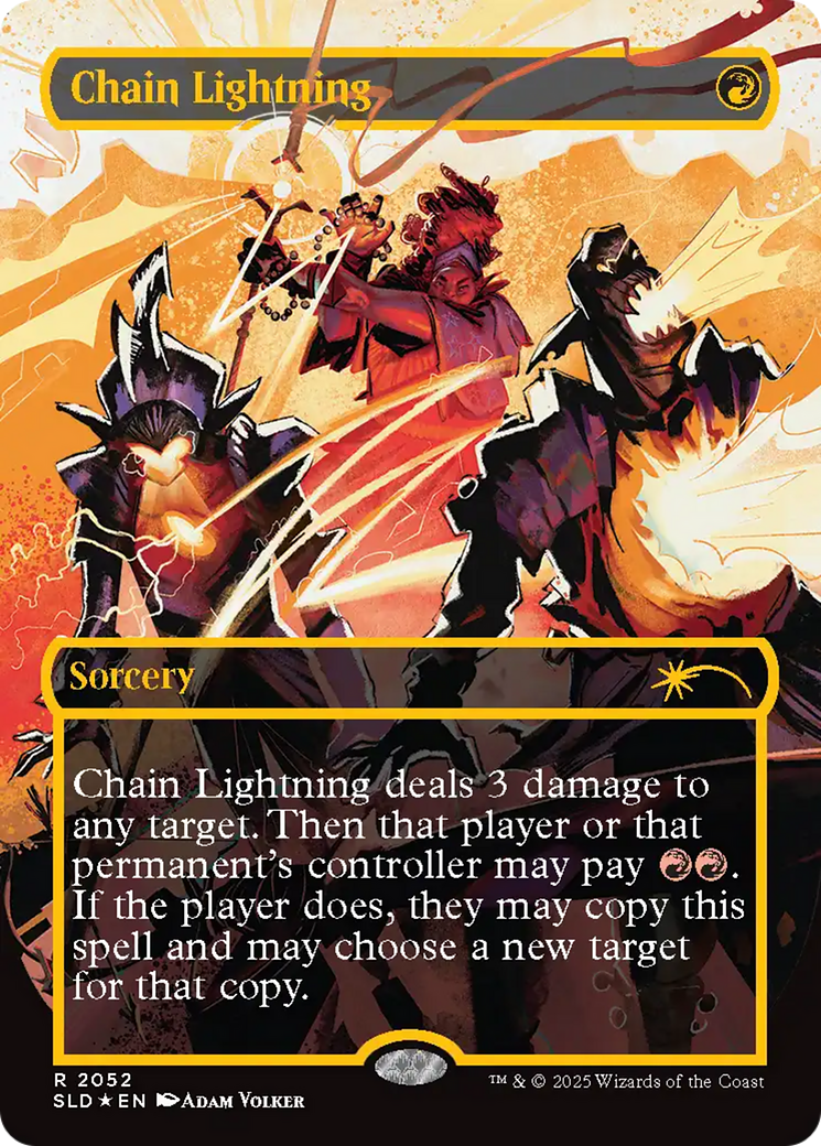 Chain Lightning (2047) (Raised Foil) [Secret Lair Drop Series] | Total Play
