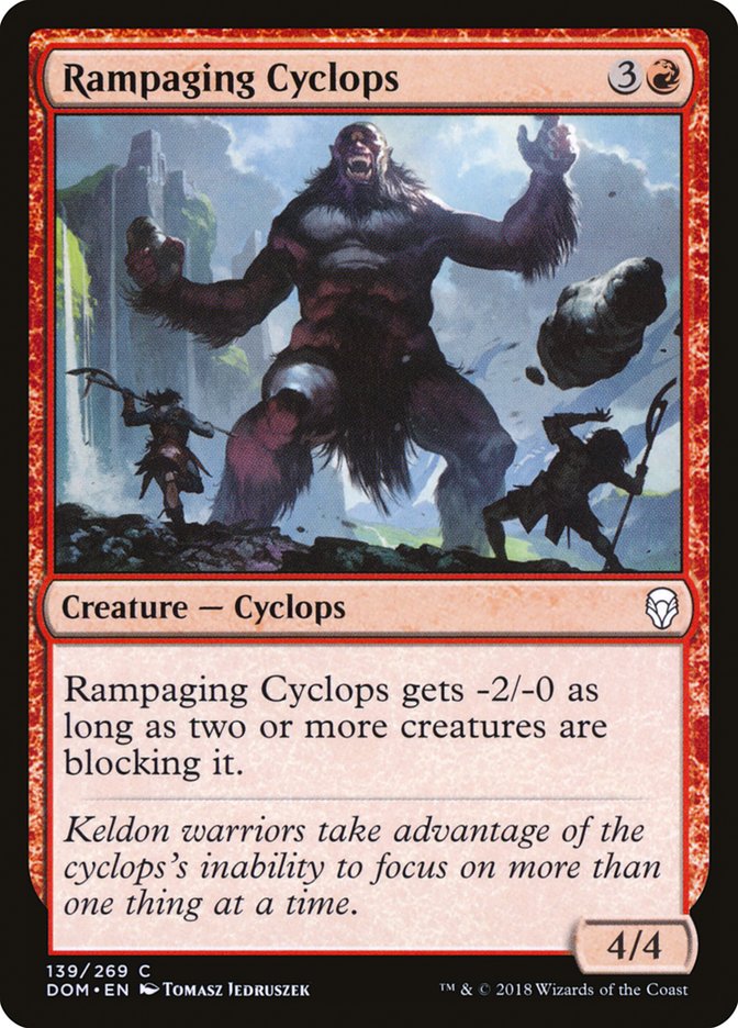 Rampaging Cyclops [Dominaria] | Total Play