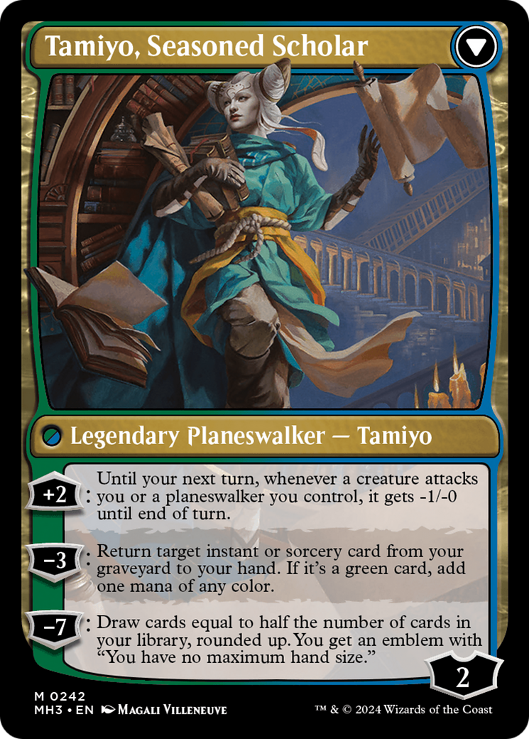 Tamiyo, Inquisitive Student // Tamiyo, Seasoned Scholar [Modern Horizons 3] | Total Play