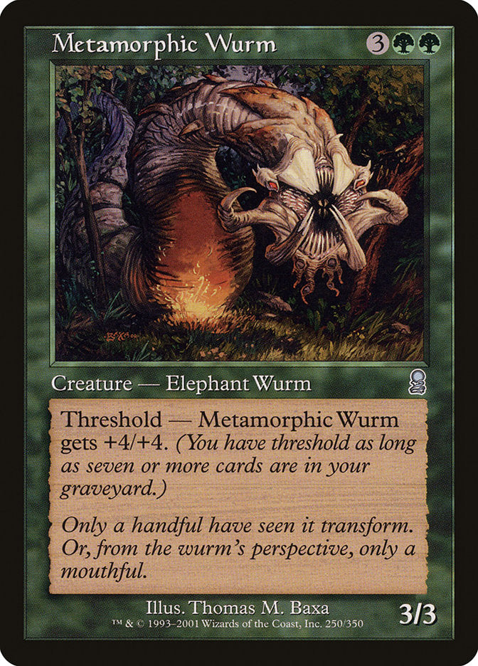 Metamorphic Wurm [Odyssey] | Total Play