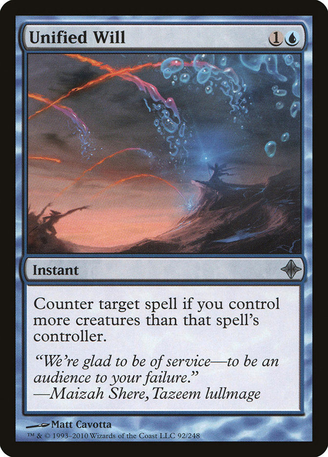 Unified Will [Rise of the Eldrazi] | Total Play