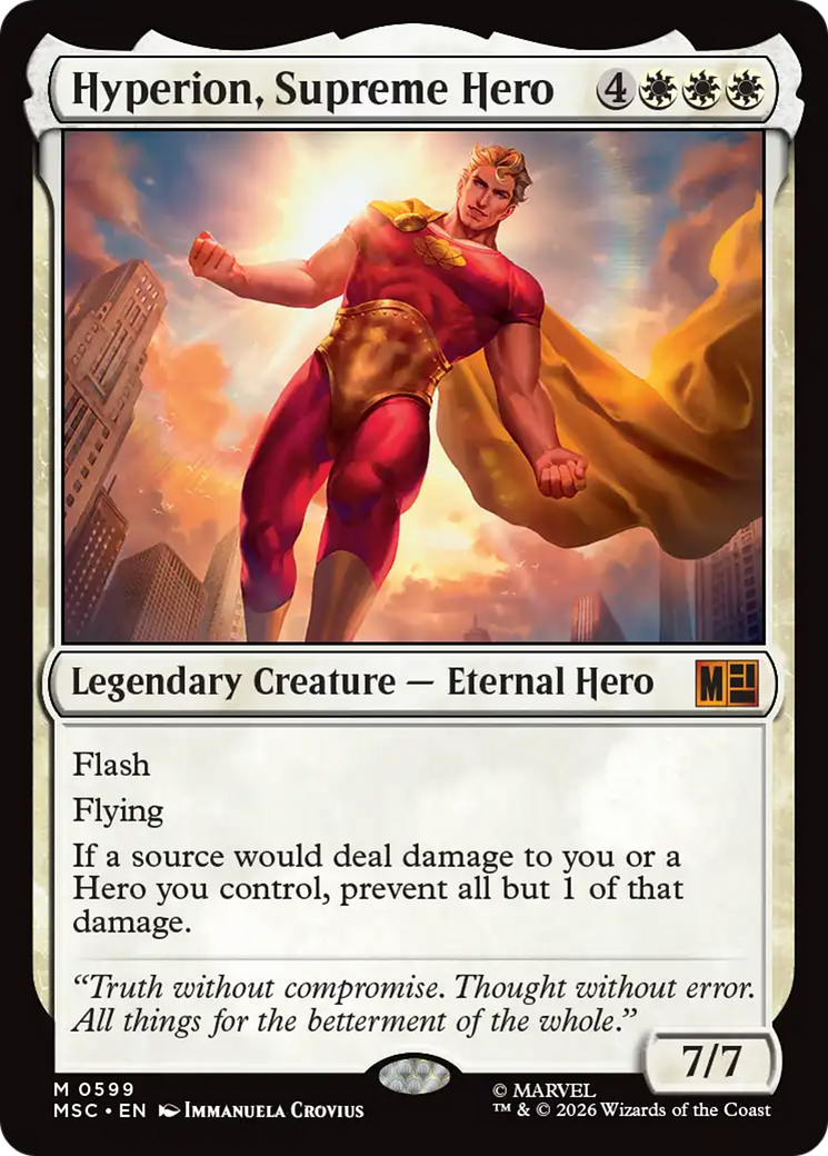 Hyperion, Supreme Hero [Marvel Super Heroes Commander] | Total Play