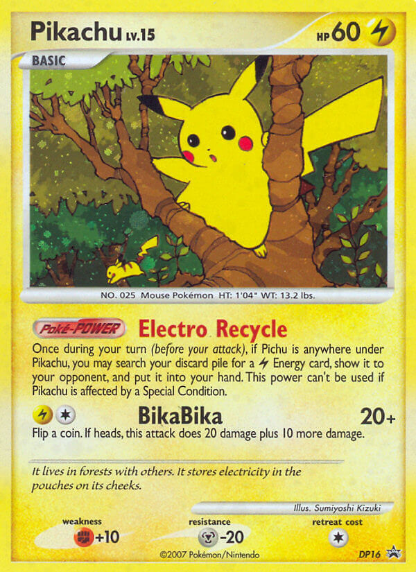 Pikachu (DP16) [Diamond & Pearl: Black Star Promos] | Total Play
