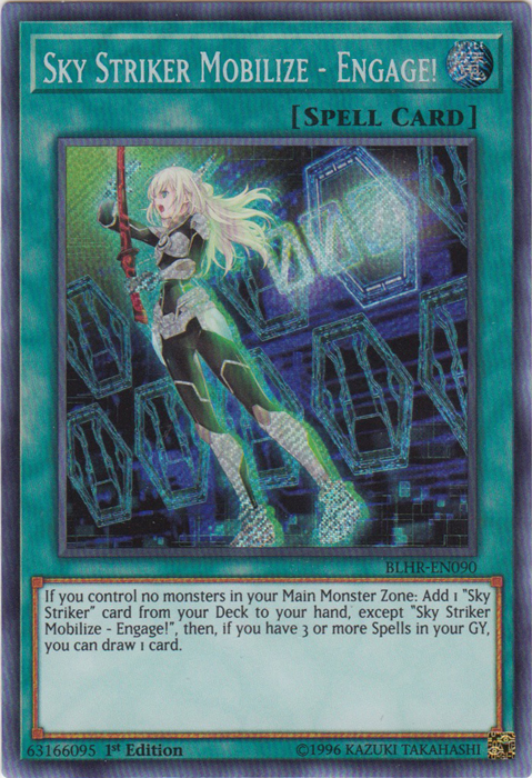 Sky Striker Mobilize - Engage! [BLHR-EN090] Secret Rare | Total Play