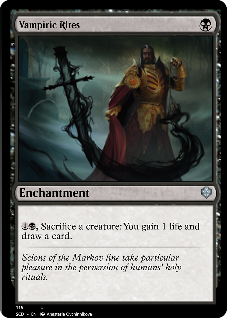 Vampiric Rites [Starter Commander Decks] | Total Play