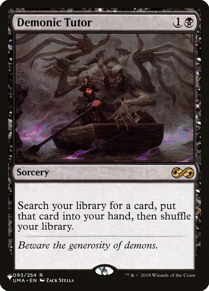 Demonic Tutor [The List] | Total Play