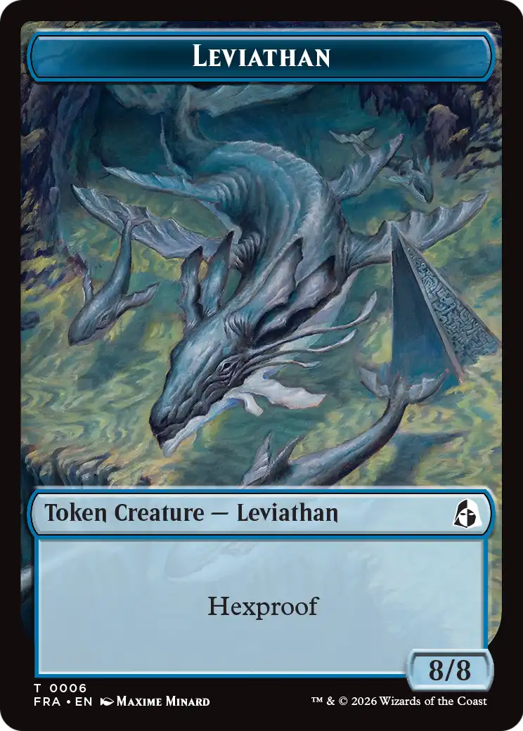Leviathan // Beast Double-Sided Token [Reality Fracture Tokens] | Total Play