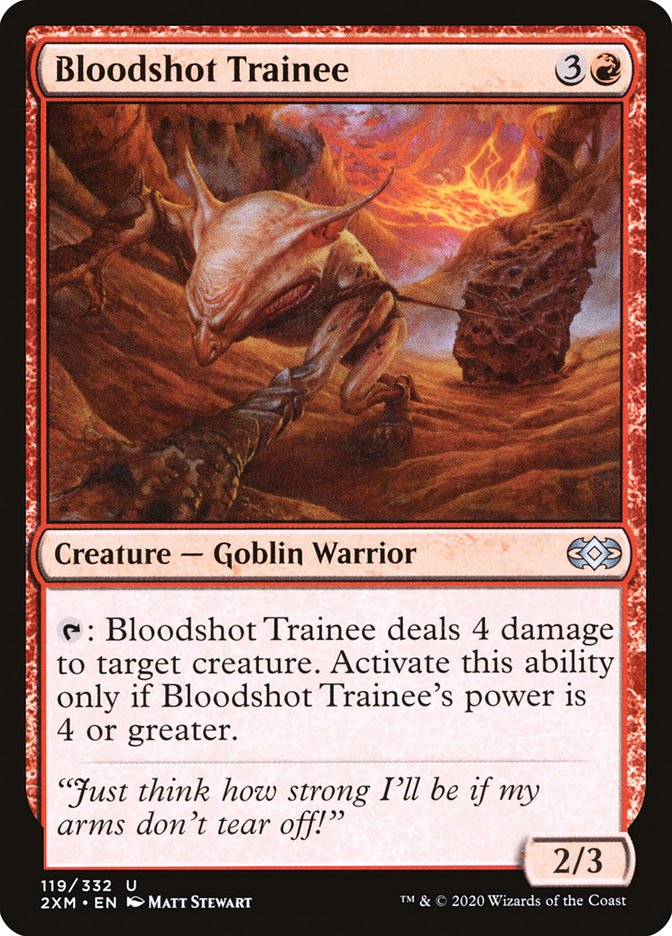 Bloodshot Trainee [Double Masters] | Total Play