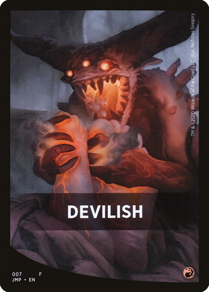 Devilish Theme Card [Jumpstart Front Cards] | Total Play