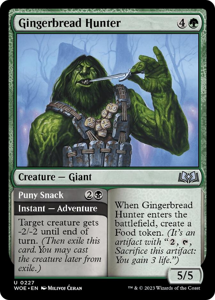 Gingerbread Hunter // Puny Snack [Wilds of Eldraine] | Total Play