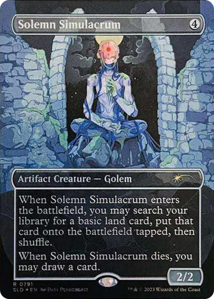 Solemn Simulacrum (0791) (Galaxy Foil) [Secret Lair Drop Series] | Total Play