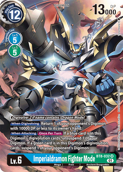 Imperialdramon Fighter Mode [BT8-032] (Alternate Art) [New Awakening] | Total Play