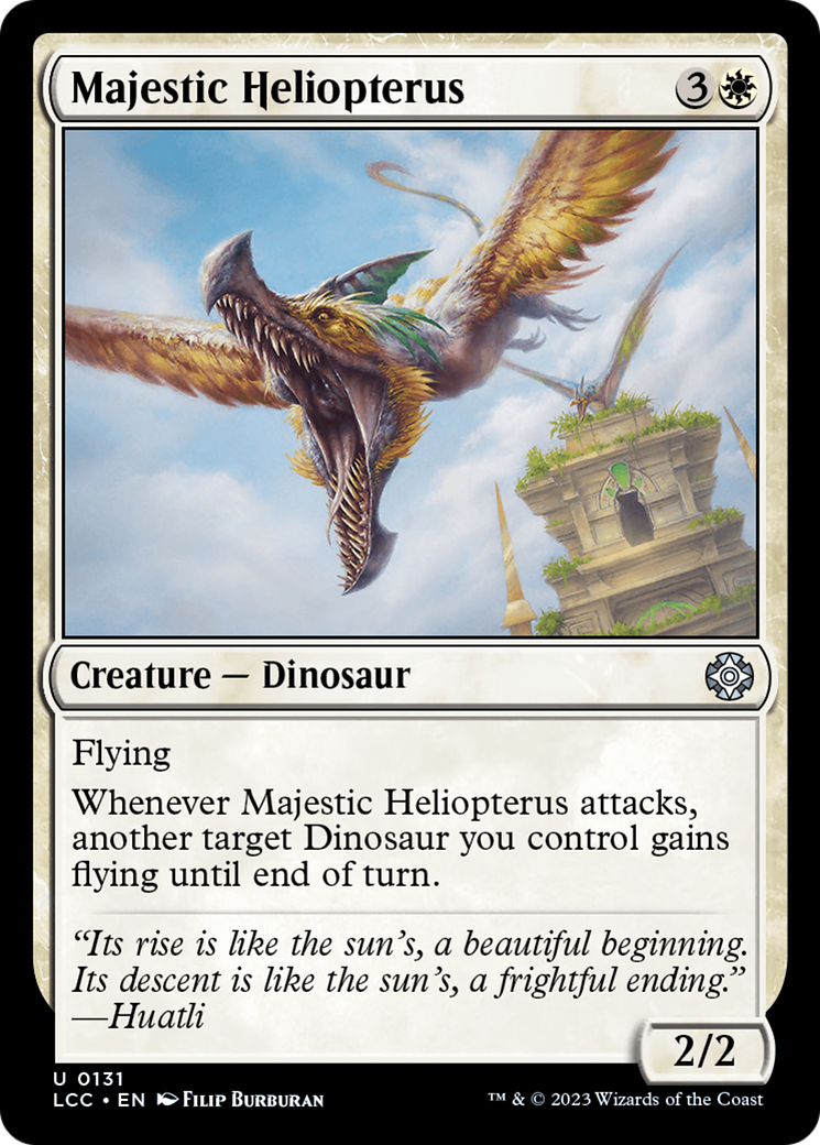Majestic Heliopterus [The Lost Caverns of Ixalan Commander] | Total Play