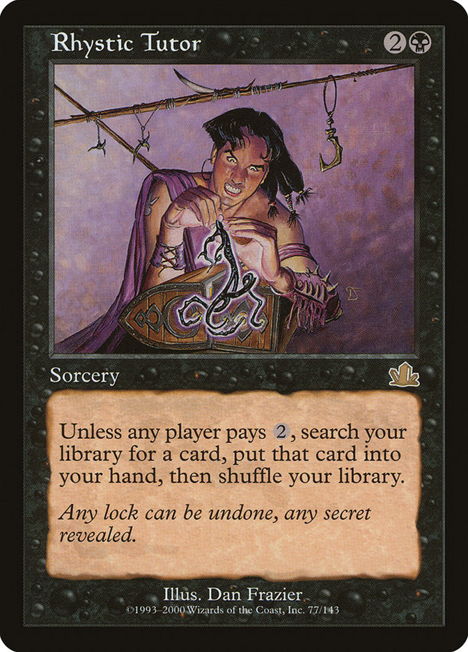 Rhystic Tutor [Prophecy] | Total Play