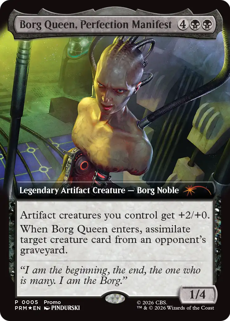 Borg Queen, Perfection Manifest (Extended Art) [Star Trek Promos] | Total Play