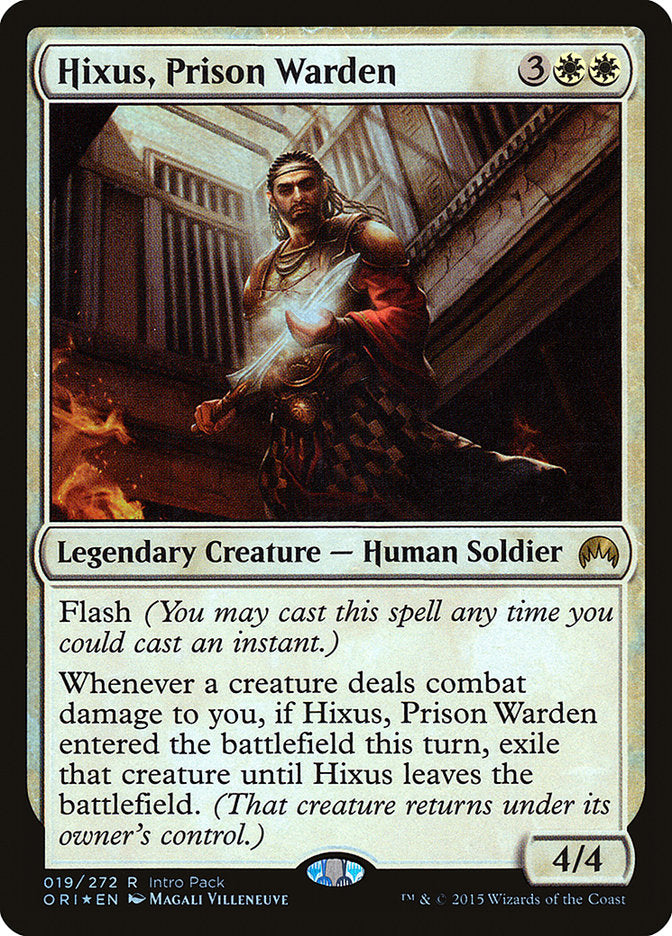 Hixus, Prison Warden (Intro Pack) [Magic Origins Promos] | Total Play