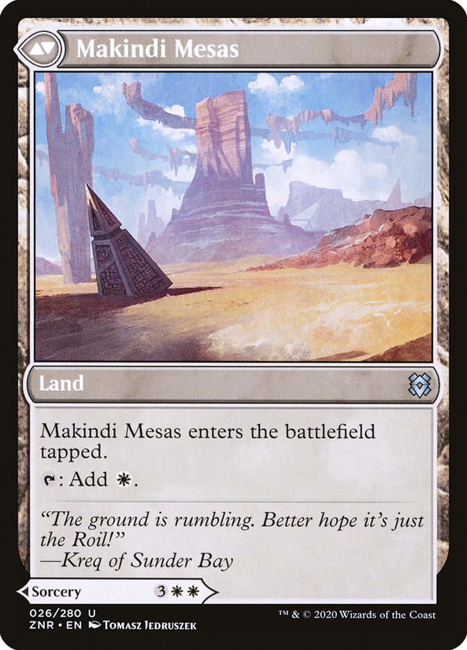Makindi Stampede // Makindi Mesas [Zendikar Rising] | Total Play