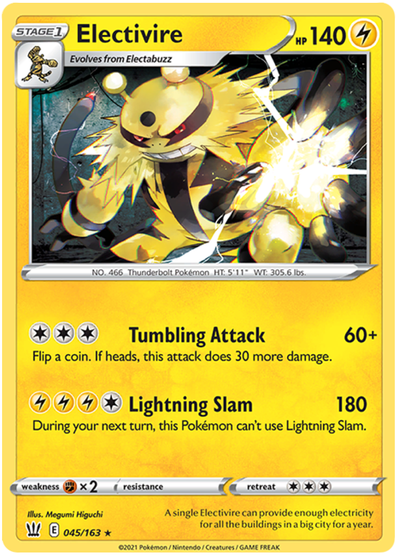 Electivire (045/163) [Sword & Shield: Battle Styles] | Total Play