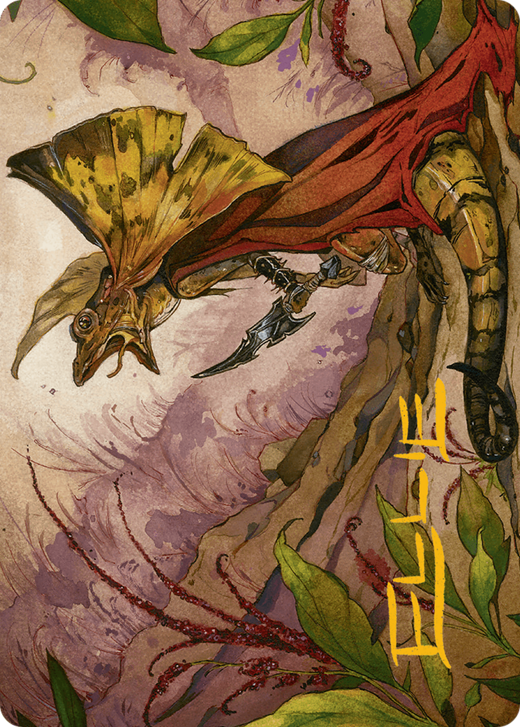Hired Claw Art Card (Gold-Stamped Signature) [Bloomburrow Art Series] | Total Play
